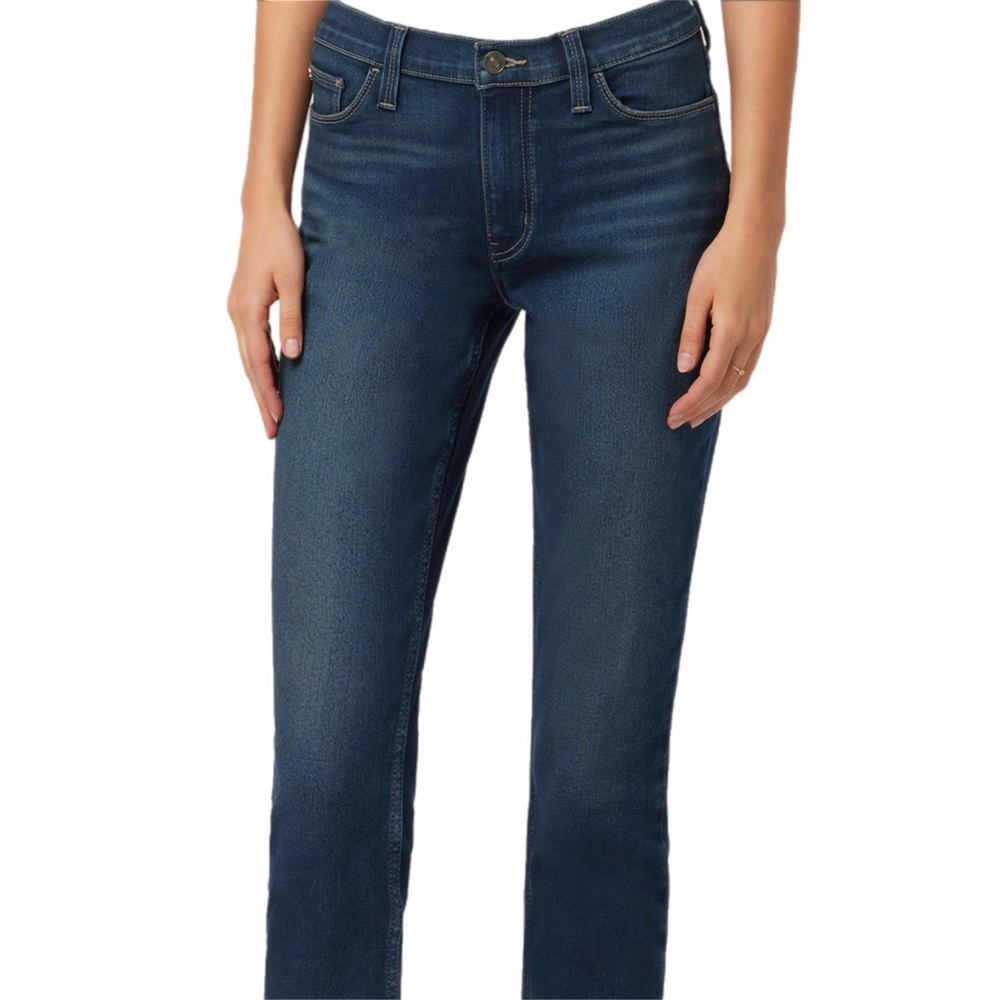 Hudson Natalie Midrise Straight Ankle Jeans